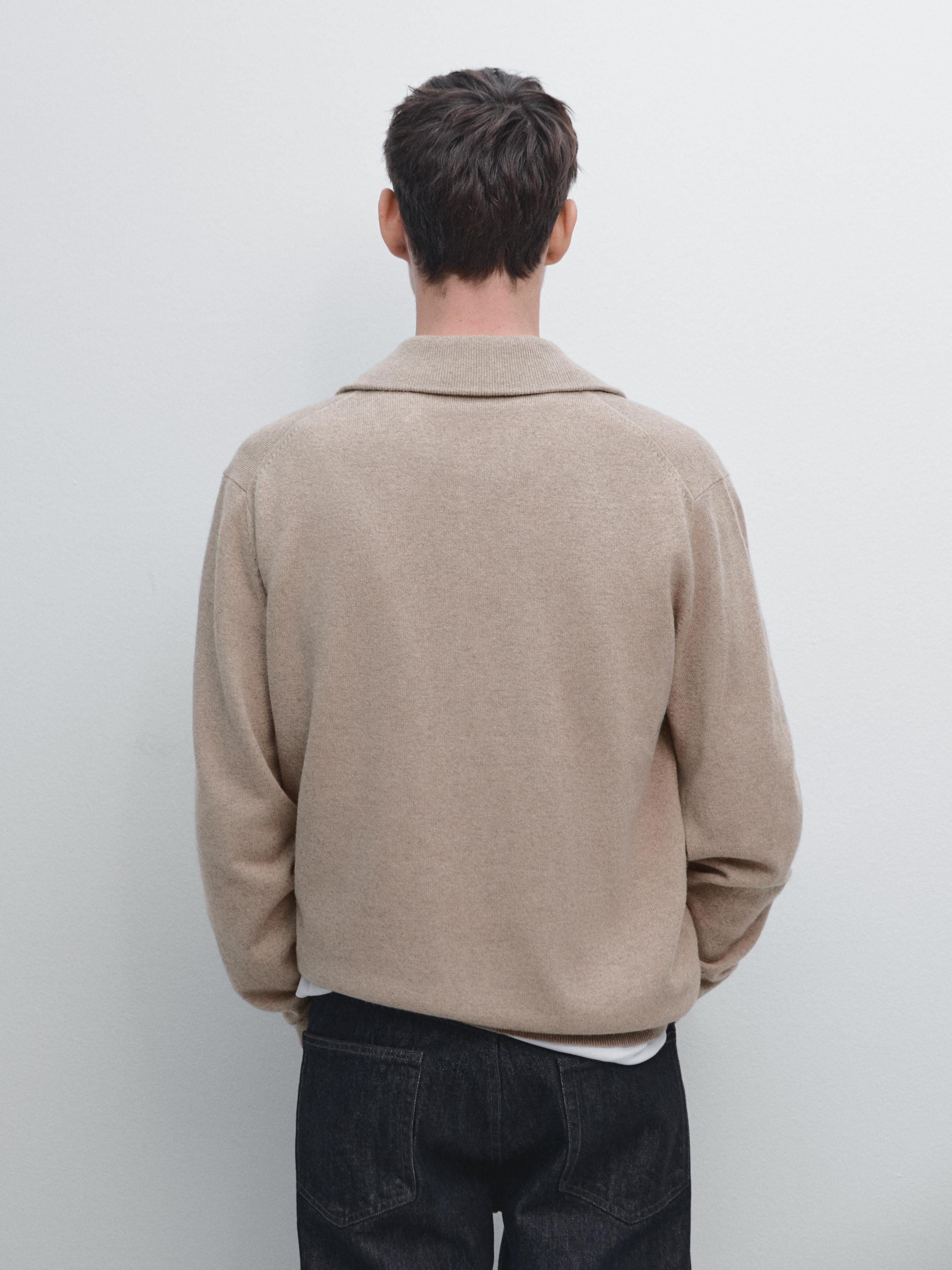 Cardigan fermeture Éclair à col montant